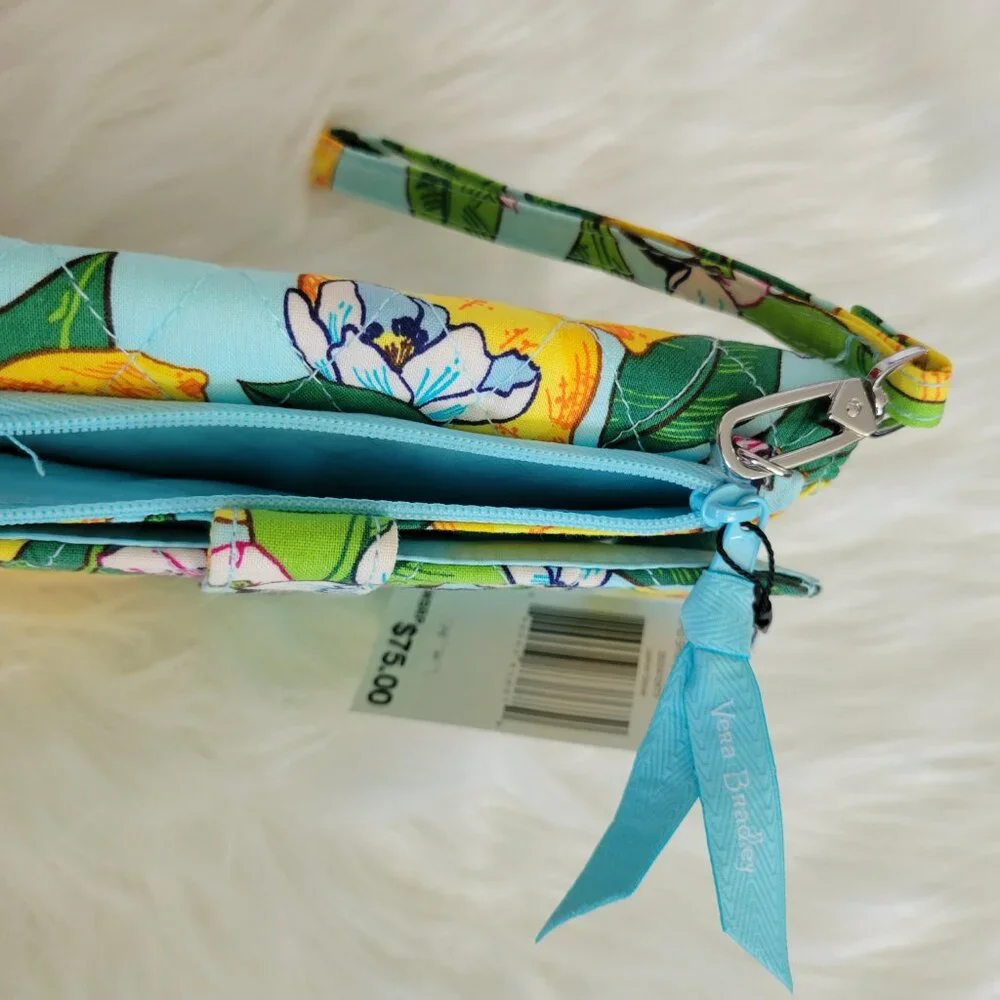 Vera Bradley Lemon RFID Smartphone Wristlet